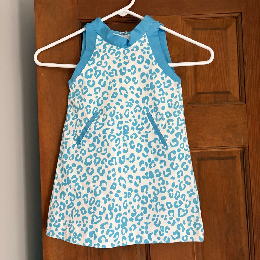 NEW CPC Childrens Wear Girls Size 2T MARY Dress Blue Leopard Dot Sleeveless $89